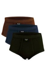 Men’s Rib-60 Brief Multicolor Pack of 3