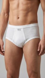 Men's Rib-60 Brief White - Image 2