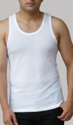 Men's Irish Vest Sleeveless white - Image 2