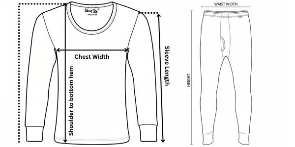softy Warmer suit size chart