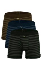 Men’s Summer HG-99 Boxer Shorts Multicolour Pack of 3 & 6 (Strip Design)