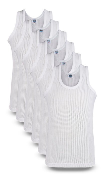Men Summer Super JAli Vest Sleeveless 6 pack Softy knitwear