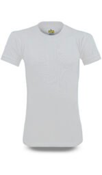 Men’s Winter Diamond Round Neck Undershirt Half Sleeves (White) Softykniwear