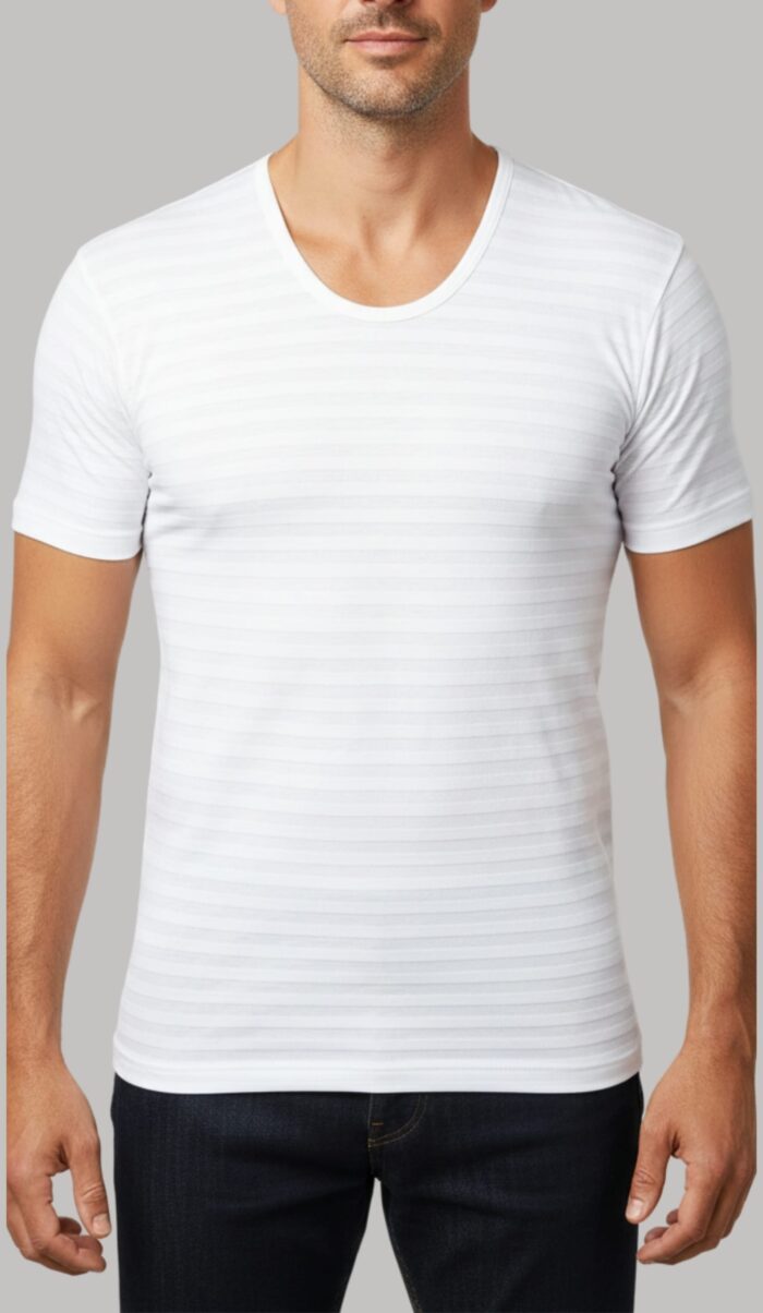 Men’s Summer MP-5 Half Sleeves(Strip Design) (Pack of 3) - Image 2