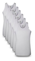 Men's Irish Vest Sleeveless (Checked Design) (Pack of 6)