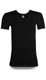 Men's Summer King Vest Half Sleeves (Black)