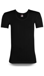 Men's Summer King Vest Half Sleeves (Black)