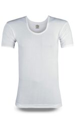 Men's Summer King Vest Half Sleeves (White)