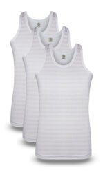 Men’s Summer MP-5 Vest Sleeveless(Strip Design) (Pack of 3)