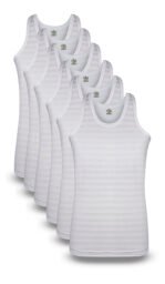 Men’s Summer MP-5 Vest Sleeveless(Strip Design) (Pack of 6)