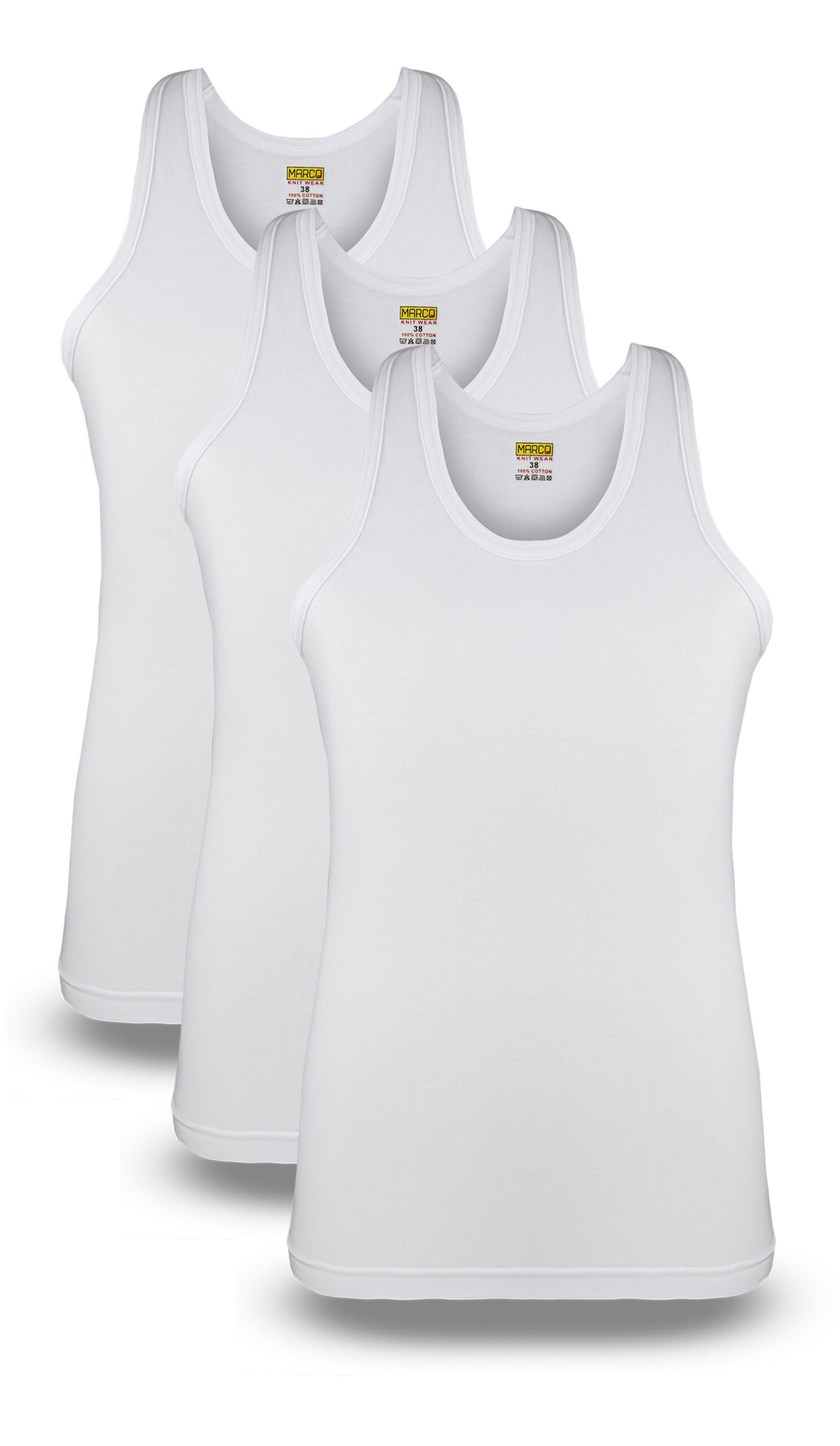 Men’s Summer Marco Vest Sleeveless (Pack of 3) Men’s Summer Marco Vest Sleeveless (Pack of 3)