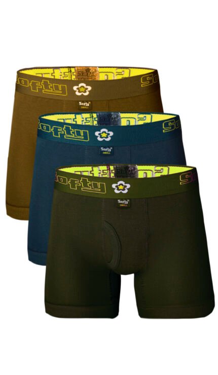 Men’s Winter Diamond Boxer Pack of 3(Multicolour) Softyknitwear