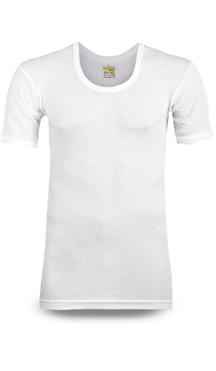 Men’s Rib (PV-90) Vest Half Sleeves