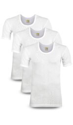 Men’s Rib (PV-90) Vest Hlaf Sleeves (Pack of 3)