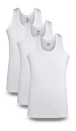 Men’s Winter Stylish Vest Sleeveless (White) (Pack of 3)